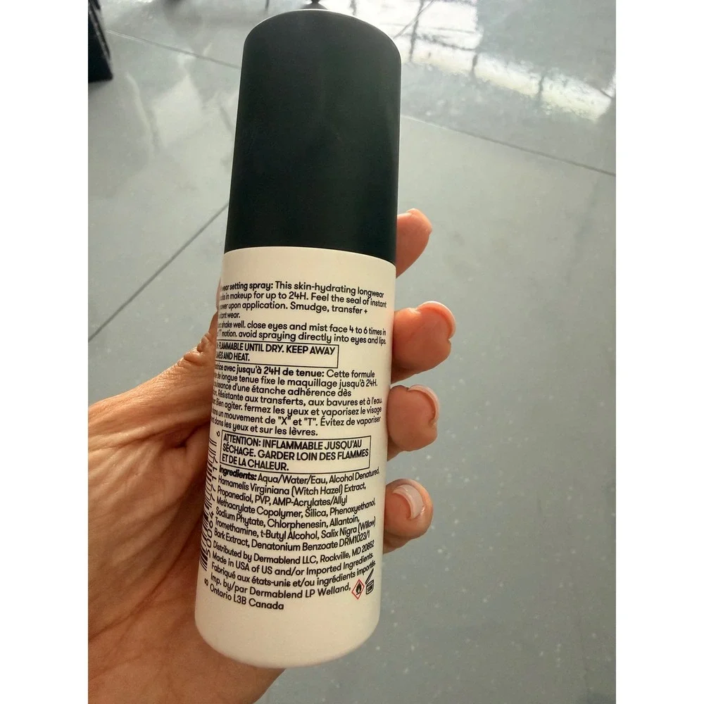 Dermablend Lock and Last Water-Resistant Setting Spray 3.4oz 24H Wear